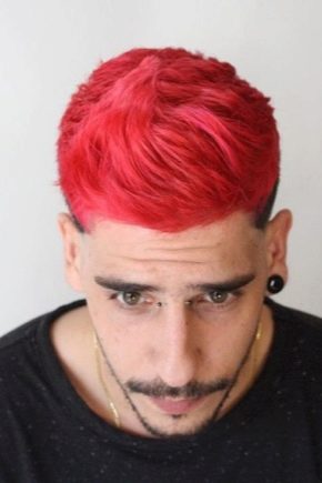 Κόκκινες αποχρώσεις των μαλλιών στους άνδρες: χαρακτηριστικά χρωματισμού και είδη χτενίσματος