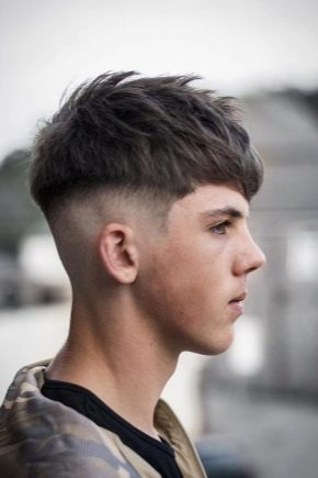 Men's haircuts with shaved temples: varieties and tips for choosing