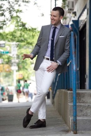 White men's trousers: what are they and what to wear?
