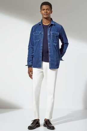 Jeans blancs pour hommes: une variété de styles, des recommandations pour choisir