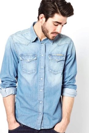 Chemises en jean pour hommes