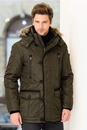 Fashionable men's winter jackets