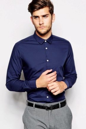 Blue men's shirts: how to choose and what to wear with?