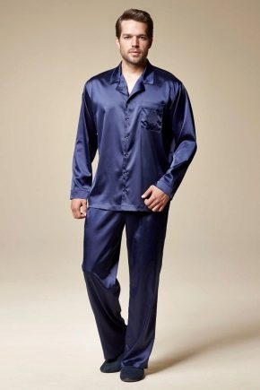 Ανδρικές πιτζάμες από μετάξι και σατέν