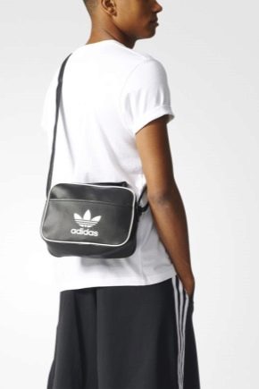 Ανδρικές τσάντες Adidas: χαρακτηριστικά και τύποι