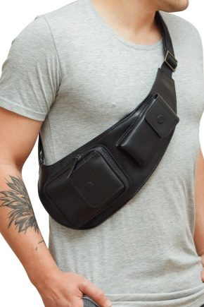 Chest bags for men: features and types