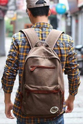 Review of the most fashionable men's backpacks