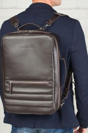 Men's transforming backpacks: pros and cons, choice