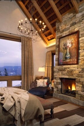 How to decorate a bedroom with a fireplace?