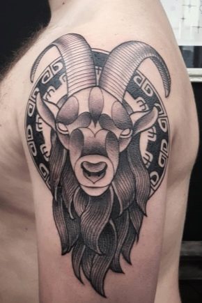 Panoramica dei tatuaggi Capricorno per gli uomini e del loro posizionamento