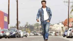 Wide men's jeans: types, selection rules, stylish images