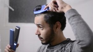 Prostowanie włosów dla mężczyzn: metody i przydatne zalecenia