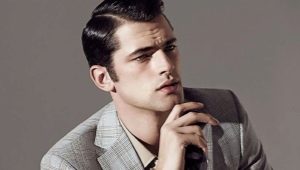 Men's hairstyles with a parting: varieties and tips for choosing