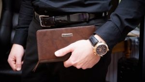 Men's clutches: types, how to choose and what to wear?