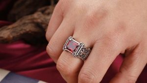 Мушки прстенови са рубином: ко је погодан и како се носи?