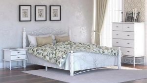 اختيار سرير من الحديد المطاوع الأبيض