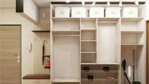 Options for filling wardrobes in the hallway