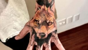 Description of male fox tattoos and their placement