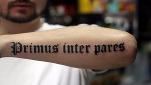 All about Latin tattoos for men