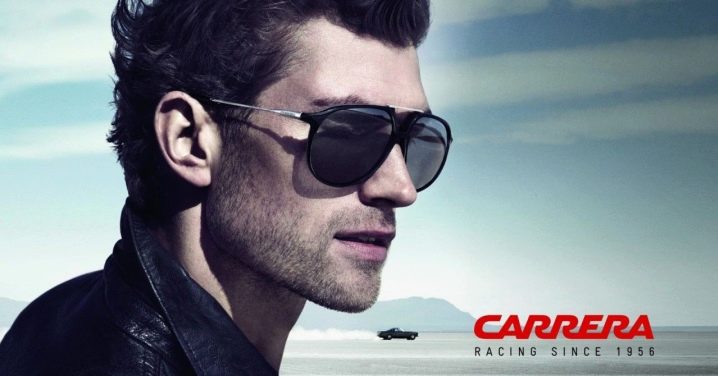 Features of men's glasses Carrera
