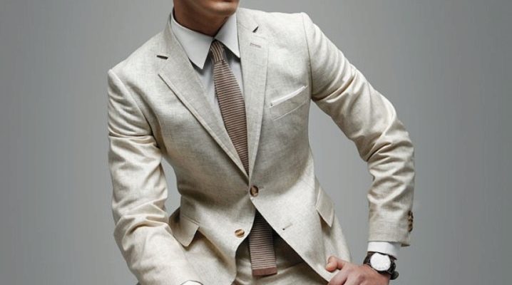 Linen men's suits: pros and cons, varieties, choice, care
