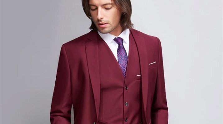 Men's burgundy suits: how to choose and what to wear?