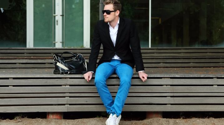 Blue men's trousers: what are they and what to wear?