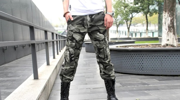 Pantalons camouflage pour hommes: types et secrets de choix