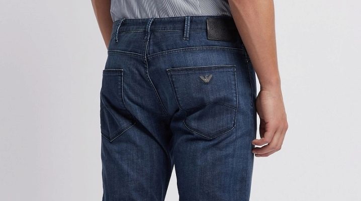 Armani men's jeans: features, models, combination rules