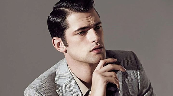 Men's hairstyles with a parting: varieties and tips for choosing