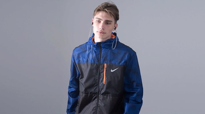 Men's sports windbreakers: stylish models and features of choice