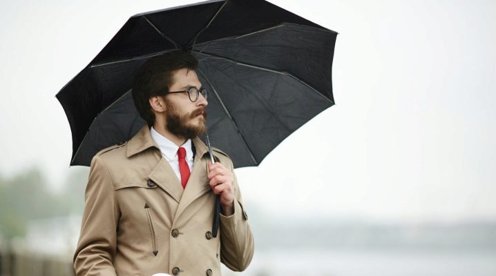 Men's automatic umbrellas: sizes, colors and choices
