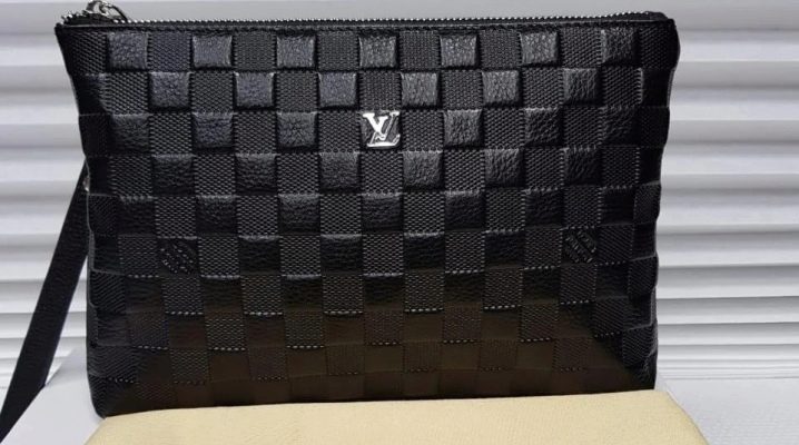 Louis Vuitton men's clutches: features and types