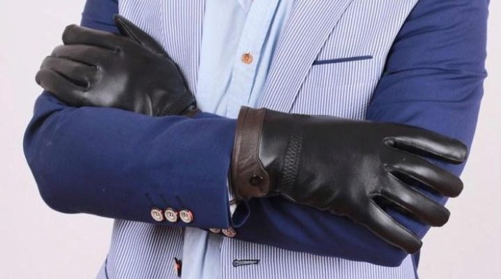 Men's leather gloves: types and features of choice