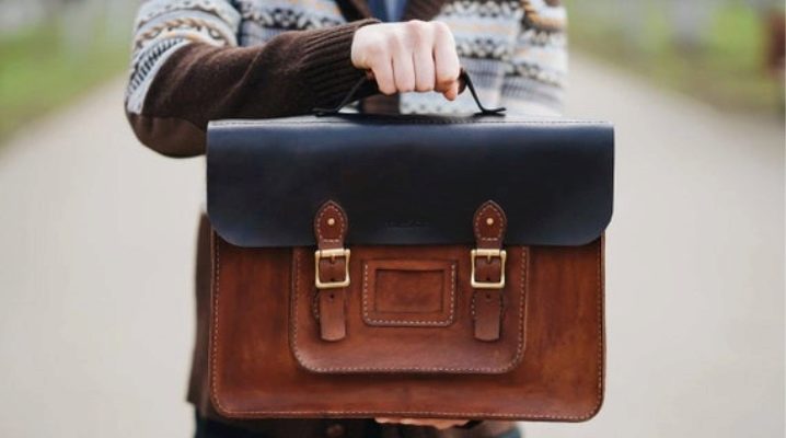 Men's leather briefcases: types, rules of selection and care