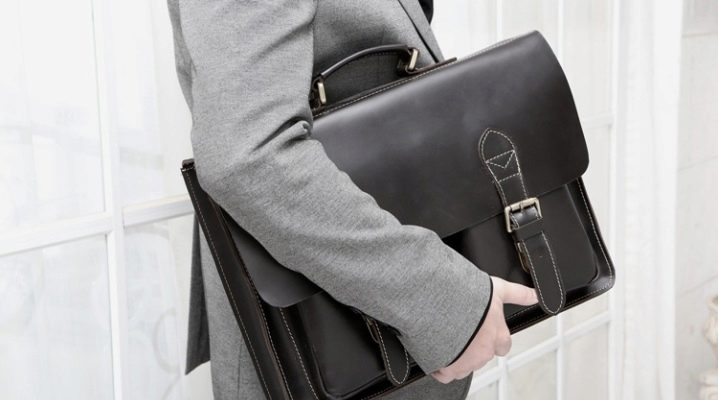Men's briefcases: lineup and selection rules