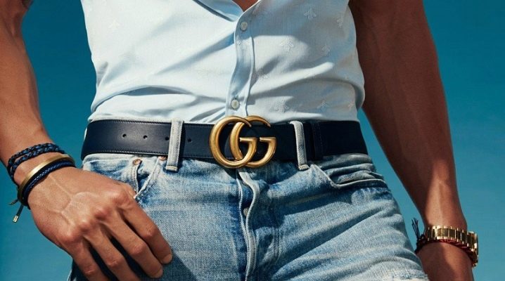 Gucci men's belts: overview and selection