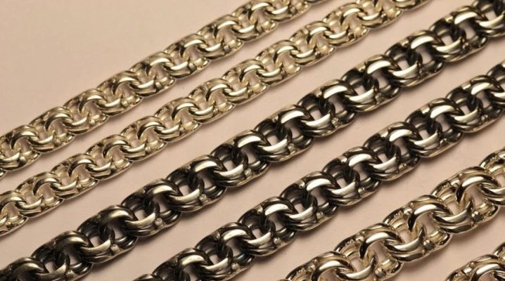 Features of weaving Bismarck in gold men's chains