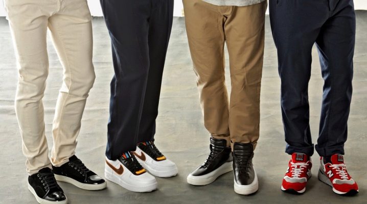 Chaussures de sport pour hommes: caractéristiques et choix