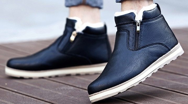 Features of men's winter ankle boots