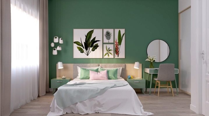 How and with what color to paint the walls in the bedroom?