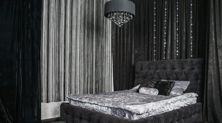 How can you design a black bedroom?
