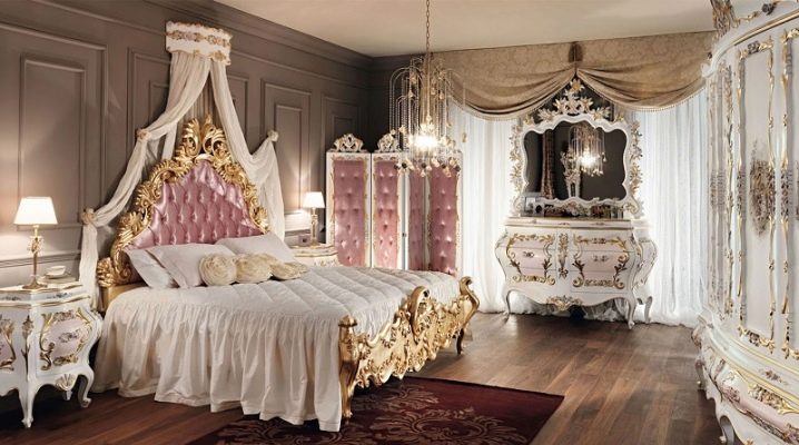 How to decorate a baroque bedroom?