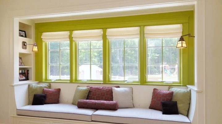 Features of window sills-sofas