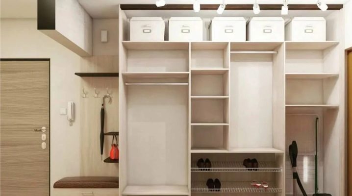Options for filling wardrobes in the hallway