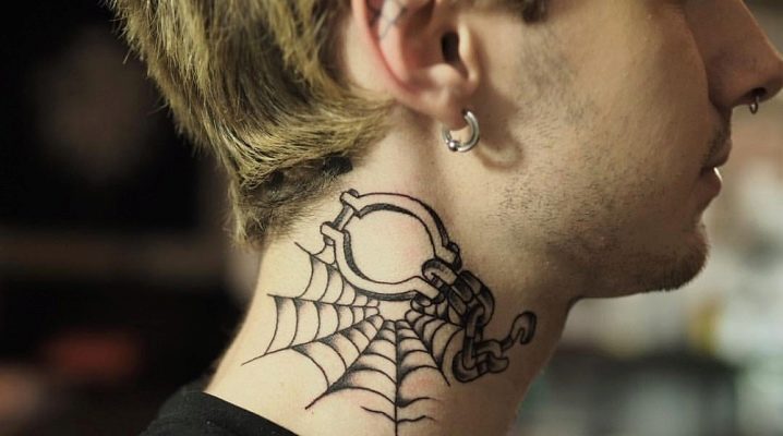 All about men's neck tattoos