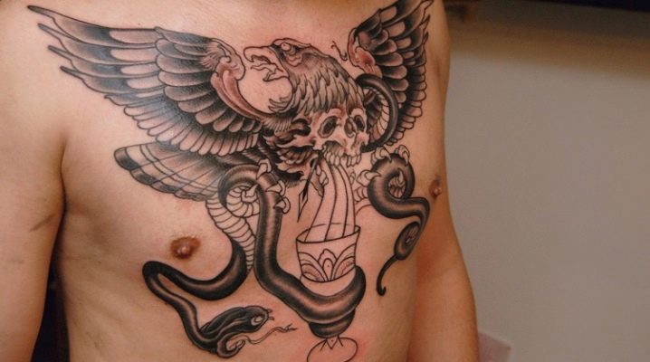 Vīriešu ērgļa tetovējumu izvēle