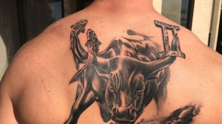 Tyypit härkä tatuoinnit miehille ja niiden merkitys