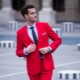 Црвена мушка одела: сорте и занимљиве комбинације