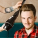 Men's Pompadour haircut and styling features